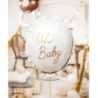Box balonowy WITAJCIE W DOMU kraft - oh baby + balony zielone