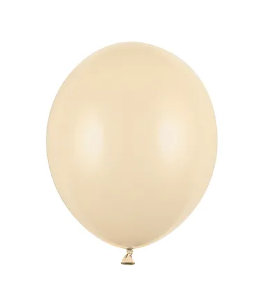 Zestaw balony brązowe 20x - alabaster off white light nude mocca