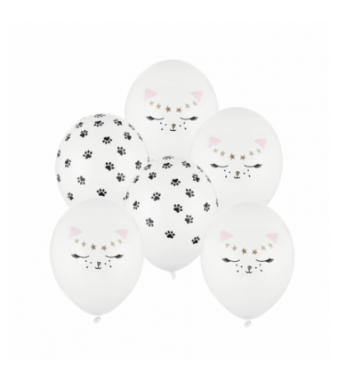 Zestaw kotek i łapki - 6 sztuk mix