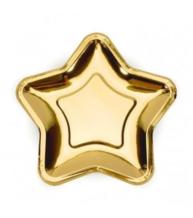 SYLWESTER - dekoracja czarno-złota na stół - złote kubeczki