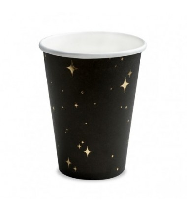 SYLWESTER - dekoracja czarno-złota na stół