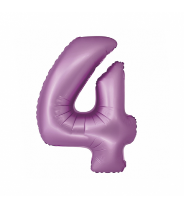 Balony foliowe Cyfra 40 - 76 cm SMART - lawendowe