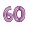 Balony foliowe Cyfra 60 - 76 cm SMART - lawendowe