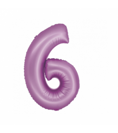 Balony foliowe Cyfra 60 - 76 cm SMART - lawendowe