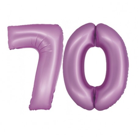 Balony foliowe Cyfra 70 - 76 cm SMART - lawendowe