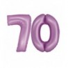 Balony foliowe Cyfra 70 - 76 cm SMART - lawendowe