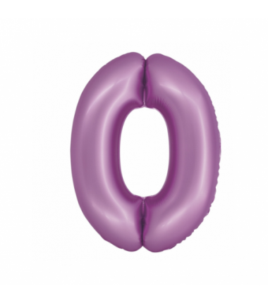 Balony foliowe Cyfra 70 - 76 cm SMART - lawendowe