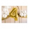 Balony foliowe Cyfra 40 - 72 cm - jasny złoty