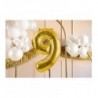Balony foliowe Cyfra 90 - 72 cm - jasny złoty