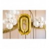Balony foliowe Cyfra 100 - 72 cm - jasny złoty