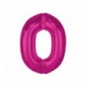 Balony foliowe Cyfra 60 - 92 cm SMART - różowe