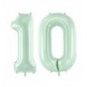 Balony foliowe Cyfra 10 - 72 cm - zielone