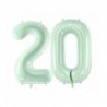 Balony foliowe Cyfra 20 - 72 cm - zielone