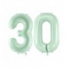Balony foliowe Cyfra 30 - 72 cm - zielone