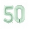 Balony foliowe Cyfra 50 - 72 cm - zielone