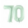 Balony foliowe Cyfra 70 - 72 cm - zielone