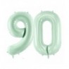 Balony foliowe Cyfra 90 - 72 cm - zielone