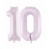 Balony foliowe Cyfra 10 - 72 cm - fioletowe