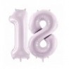 Balony foliowe Cyfra 18 - 72 cm - fioletowe