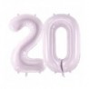 Balony foliowe Cyfra 20 - 72 cm - fioletowe