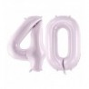 Balony foliowe Cyfra 40 - 72 cm - fioletowe