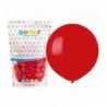 Balony Gemar 48 cm - 19" - pastelowy ciemny czerwony Red G19/045 - 25 sztuka