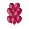 Balony Gemar 30 cm - 12" - pastelowe bordowe Burgundy G110/047 - 10 sztuk