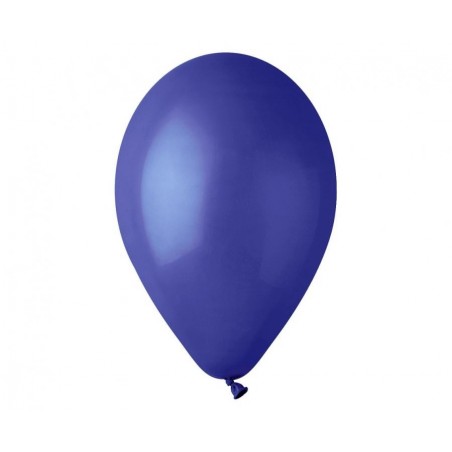 Balony Gemar 30 cm - 12" - pastelowe granatowe Blue G110/046 - 10 sztuk