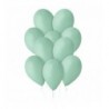 Balony Gemar 30 cm - 12" - pastelowe turkusowo-zielone (Zielony Bora) (macaron) Aquamarine G110/050 - 10 sztuk