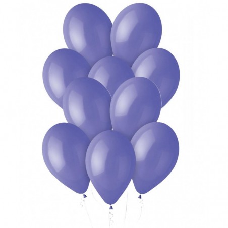 Balony Gemar 30 cm - 12" - pastelowe barwinek Periwinkle G110/075 - 10 sztuk