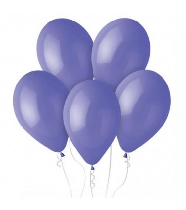 Balony Gemar 30 cm - 12" - pastelowe barwinek Periwinkle G110/075 - 10 sztuk