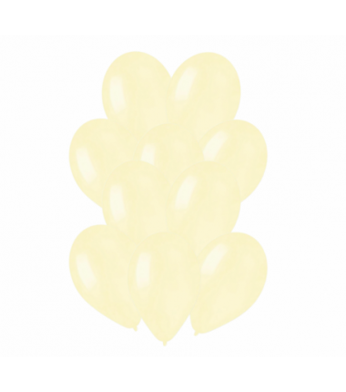 Balony Gemar 30 cm - 12" - pastelowe maślane Butter G110/103 - 10 sztuk