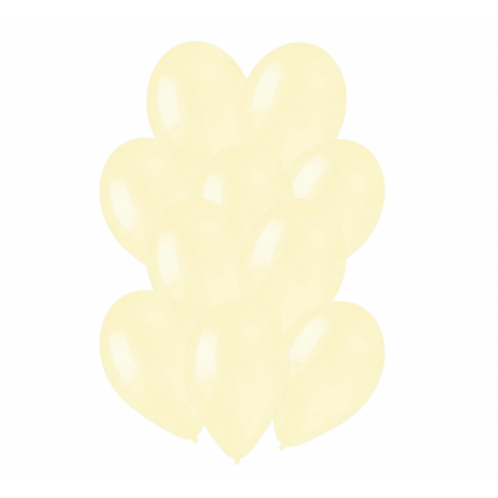 Balony Gemar 30 cm - 12" - pastelowe maślane Butter G110/103 - 10 sztuk