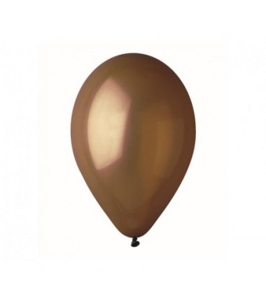 Balony Gemar 30 cm - 12" - pastelowe brązowe Brown G110/048 - 10 sztuk
