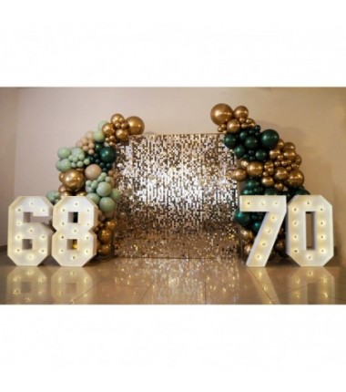 Balon metaliczny Decorator 35 cm - 14" ciemnozielony, butelkowa zieleń Metallic Forest Green - 10 sztuk