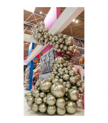 Balony Gemar 13 cm - 5" - złote SHINY AB50/088 - 25 sztuk