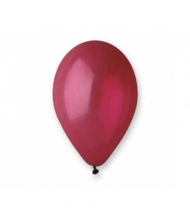 Balony Gemar 30 cm - 12" - pastelowy bordowe Burgundy G110/047 - 50 sztuk