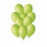 Balony Gemar 30 cm - 12" - pastelowe pistacjowe Light Green G110/011 - 50 sztuk