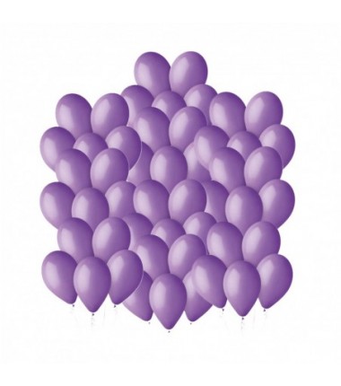 Balony Gemar 30 cm - 12" - pastelowe lawendowe Lavender G110/049 - 50 sztuk