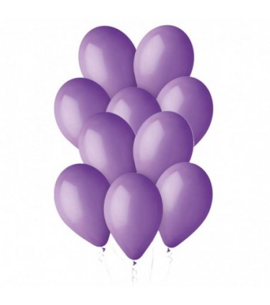 Balony Gemar 30 cm - 12" - pastelowe lawendowe Lavender G110/049 - 50 sztuk