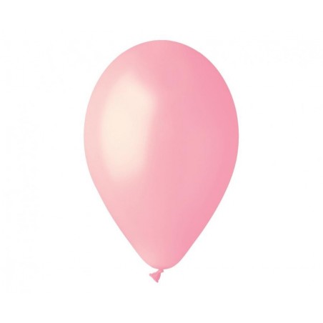 Balony Gemar 30 cm - 12" - pastelowe jasnoróżowe Pink G110/057 - 50 sztuk
