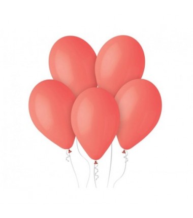 Balony Gemar 30 cm - 12" - pastelowe koralowe Corallo G110/078 - 50 sztuk