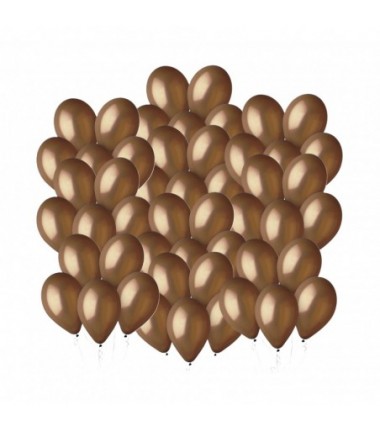 Balony Gemar 30 cm - 12" - pastelowe brązowe  G110/048 - 50 sztuk