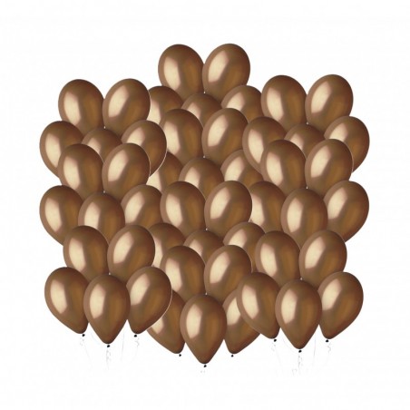 Balony Gemar 30 cm - 12" - pastelowe brązowe  G110/048 - 50 sztuk