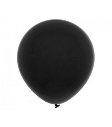 Balony Decomex 13 cm - 5" czarne Pastel Black D5-P180 - 100 sztuk