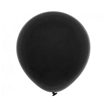 Balony Decomex 13 cm - 5" czarne Pastel Black D5-P180 - 100 sztuk