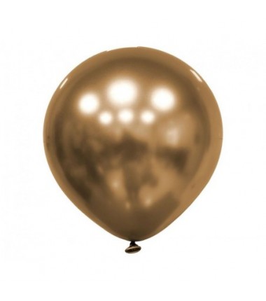Balony Decomex 13 cm - 5" chromowane złote Luster Gold D5-L502 - 100 sztuk