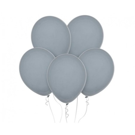 Balony Decomex 28 cm - 11" szare Pastel Grey D2-P201 - 100 sztuk