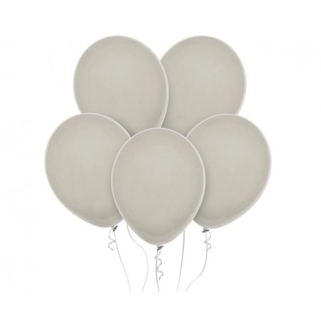 Balony Decomex 28 cm - 11" szare Pastel Sand D2-P202 - 100 sztuk