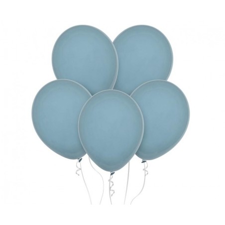 Balony Decomex 28 cm - 11" niebieskie Pastel Storm D2-P205 - 100 sztuk
